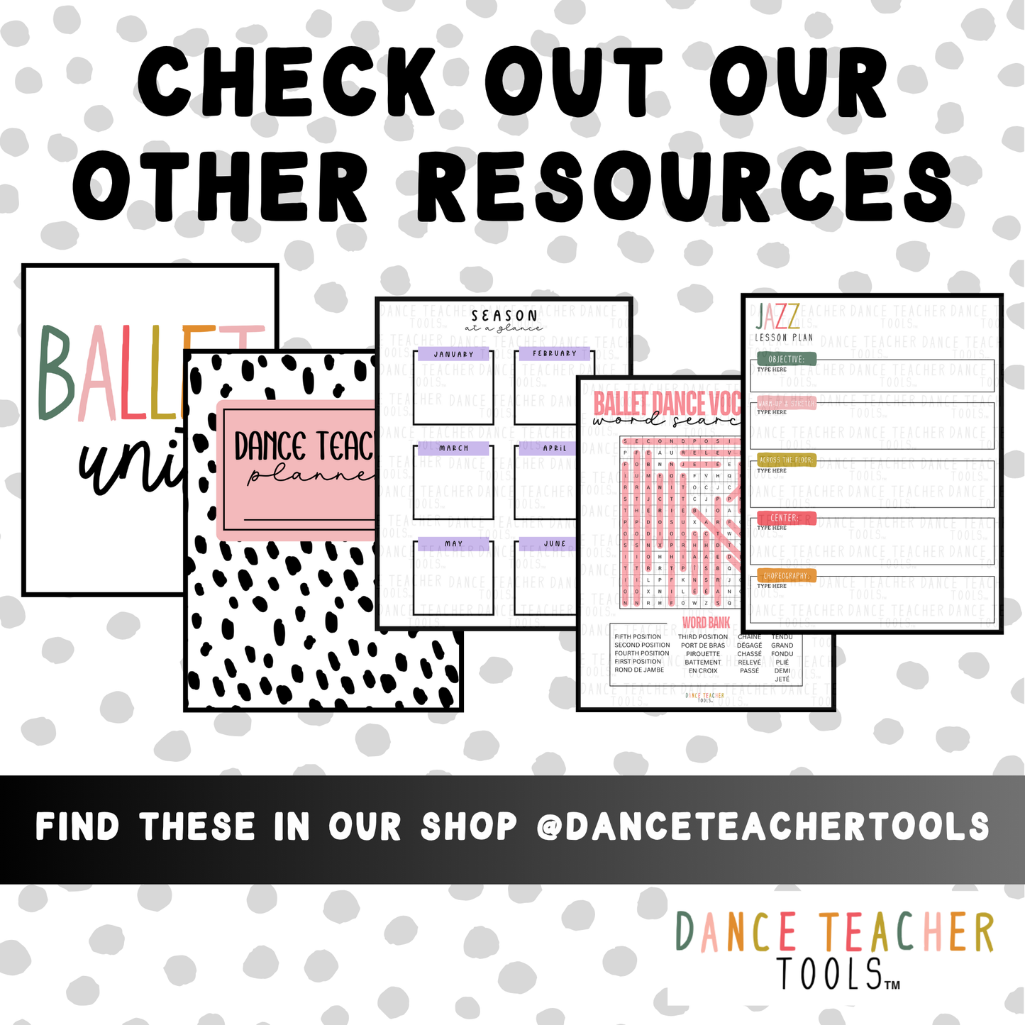 Dance Reflection & Vision Board Activity - Printable Student Worksheet/Activity Instructions | 2-Page PDF Goal Setting Resource for Dancers